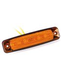 Barra LED de gálibo FT-079 12–24V compacta – Blanca / Ámbar / Roja E9 R10 A R1 SM1