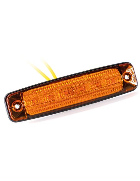 Barre de feux de gabarit compacts à LED FT-079 12–24 V – Blanc / Ambre / Rouge E9 R10 A R1 SM1