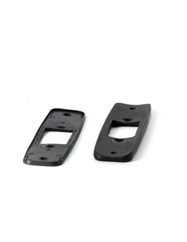 Suporte de luz LED Clearance FT-079 DARK 12–36V com lente escura e base de borracha – Branco / Âmbar / Vermelho