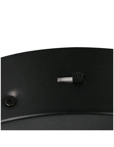 Plafón de techo LED Ø45cm AMADOR 34W 4000lm,regulable DIP SWITCH 2300+3000+4000K IP20 Negro