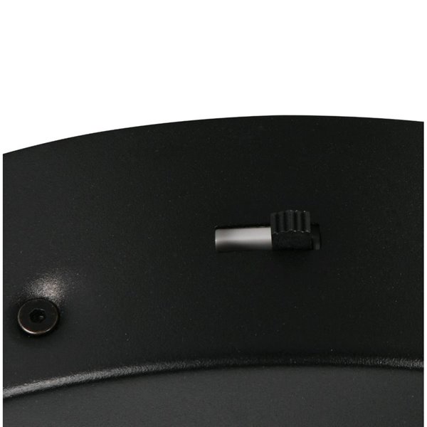Plafón de techo LED Ø45cm AMADOR 34W 4000lm,regulable DIP SWITCH 2300+3000+4000K IP20 Negro