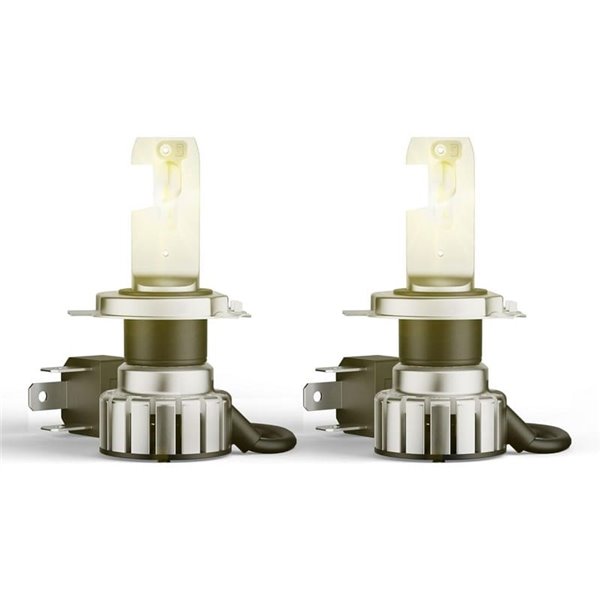Bombillas LED H4 Vintage homologada NIGHT BREAKER® LED VINTAGE H4 + R2, +300% 20W 3000K 1650/1000Lm, Pack 2