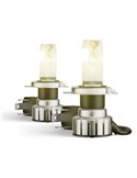 Ampoules LED H4 Vintage homologuées NIGHT BREAKER® LED VINTAGE H4 + R2, +300% 20W 3000K 1650/1000Lm, Pack 2