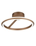 Plafón LED de techo AMADOR  Ø45cm 34W 4000lm,regulable DIP SWITCH 2300+3000+4000K IP20 Marrón
