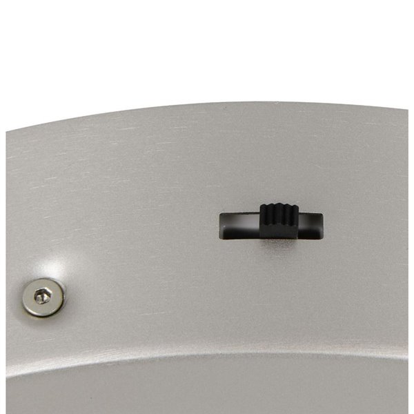 Plafonnier LED AMADOR Ø45cm 34W 4000lm, variateur DIP SWITCH 2300+3000+4000K IP20 Nickel