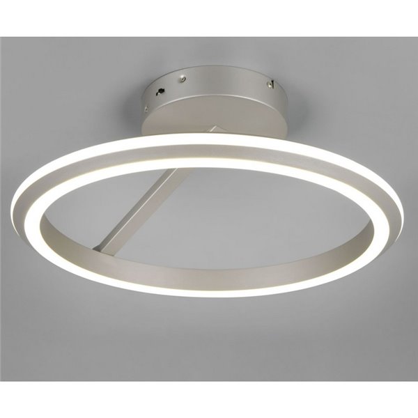 Plafón LED AMADOR  Ø45cm 34W 4000lm,regulable DIP SWITCH 2300+3000+4000K IP20 Níquel