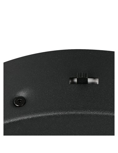 Lámpara LED de techo AMADOR 34W 4000lm,regulable DIP SWITCH 2300+3000+4000K IP20 Negro