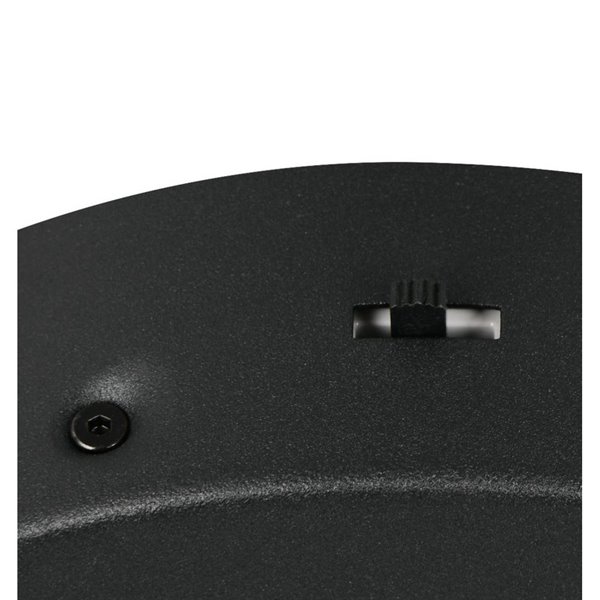 Luminária de teto LED AMADOR 34W 4000lm, interruptor DIP regulável 2300+3000+4000K IP20 preta