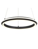 Lámpara LED de techo AMADOR 34W 4000lm,regulable DIP SWITCH 2300+3000+4000K IP20 Negro