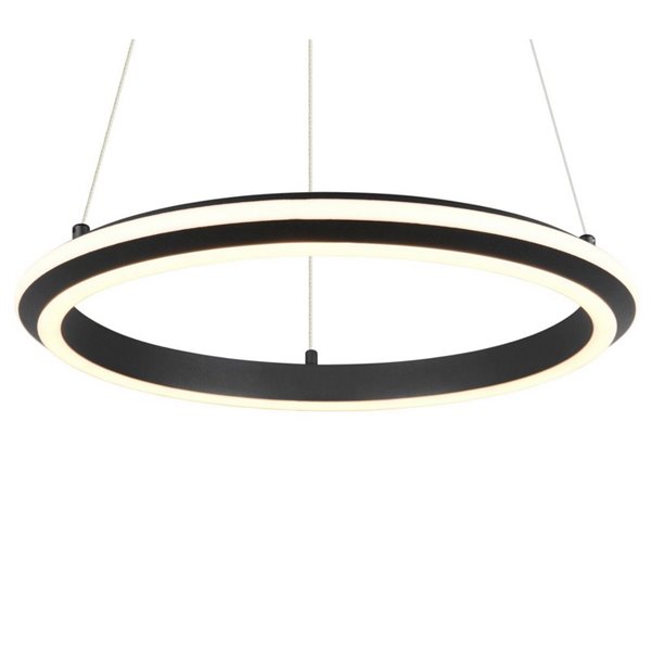 Lámpara LED de techo AMADOR 34W 4000lm,regulable DIP SWITCH 2300+3000+4000K IP20 Negro