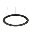 Lámpara LED de techo AMADOR 34W 4000lm,regulable DIP SWITCH 2300+3000+4000K IP20 Negro
