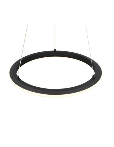 Lámpara LED de techo AMADOR 34W 4000lm,regulable DIP SWITCH 2300+3000+4000K IP20 Negro