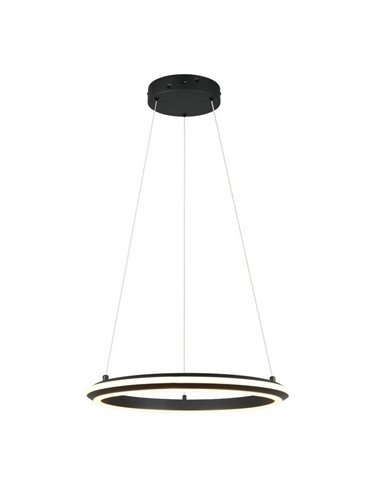 Lámpara LED de techo AMADOR 34W 4000lm,regulable DIP SWITCH 2300+3000+4000K IP20 Negro