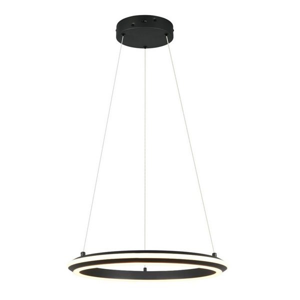 Lámpara LED de techo AMADOR 34W 4000lm,regulable DIP SWITCH 2300+3000+4000K IP20 Negro