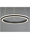 Lámpara LED de techo AMADOR 34W 4000lm,regulable DIP SWITCH 2300+3000+4000K IP20 Negro