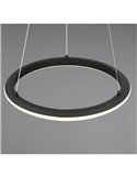 Lámpara LED de techo AMADOR 34W 4000lm,regulable DIP SWITCH 2300+3000+4000K IP20 Negro