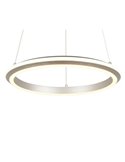 Lámpara de techo LED 34W AMADOR Ø45cm 4000lm,regulable DIP SWITCH 2300+3000+4000K IP20 Níquel