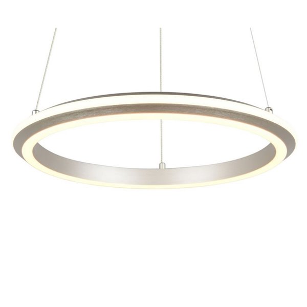 Lámpara de techo LED 34W AMADOR Ø45cm 4000lm,regulable DIP SWITCH 2300+3000+4000K IP20 Níquel