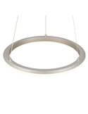 Lámpara de techo LED 34W AMADOR Ø45cm 4000lm,regulable DIP SWITCH 2300+3000+4000K IP20 Níquel