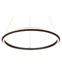Lámpara de techo LED Ø75cm AMADOR 48W 5800lm,regulable DIP SWITCH 2300+3000+4000K IP20 Negro