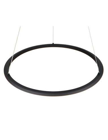 Lámpara de techo LED Ø75cm AMADOR 48W 5800lm,regulable DIP SWITCH 2300+3000+4000K IP20 Negro