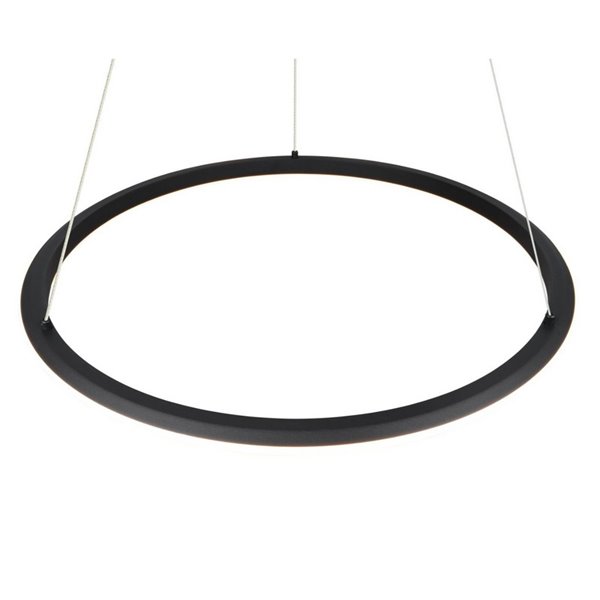 Lámpara de techo LED Ø75cm AMADOR 48W 5800lm,regulable DIP SWITCH 2300+3000+4000K IP20 Negro