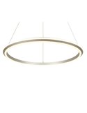 Lámpara colgante LED AMADOR Ø75cm 48W 5800lm,regulable DIP SWITCH 2300+3000+4000K IP20 Níquel