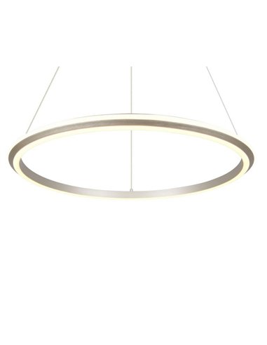 Lámpara colgante LED AMADOR Ø75cm 48W 5800lm,regulable DIP SWITCH 2300+3000+4000K IP20 Níquel