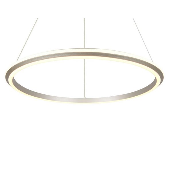 Lámpara colgante LED AMADOR Ø75cm 48W 5800lm,regulable DIP SWITCH 2300+3000+4000K IP20 Níquel