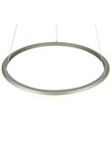 Lámpara colgante LED AMADOR Ø75cm 48W 5800lm,regulable DIP SWITCH 2300+3000+4000K IP20 Níquel