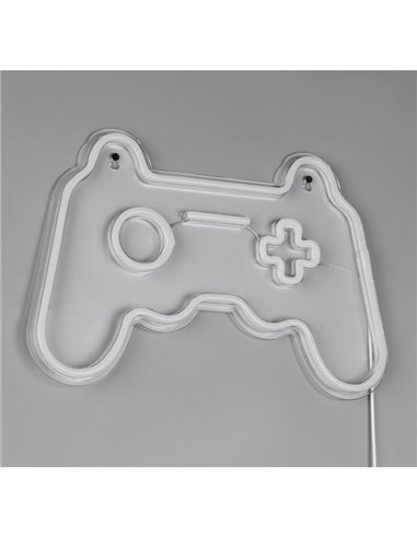 Luz LED tipo neón GAMER 2W con cable y USB IP20 Morado