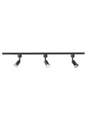 Luces de carril kit de inicio con 3 focos EasyLink TOBIA, negro GU10 (no incl.), orientable