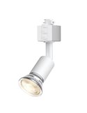 Foco de carril monofásico blanco orientable EasyLink TOBIA, GU10 (no incl.)