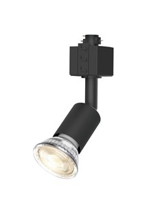 Foco de carril monofásico negro orientable EasyLink TOBIA, GU10 (no incl.)