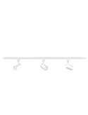 Luces de carril con 3 focos redondos EasyLink ZILO, blanco GU10 (no incl.), orientable, kit de inicio