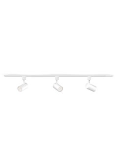 Luces de carril con 3 focos redondos EasyLink ZILO, blanco GU10 (no incl.), orientable, kit de inicio