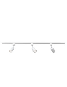 Luces de carril kit de inicio con 3 focos minimalistas EasyLink SHEA, blanco GU10 (no Incl.), orientable