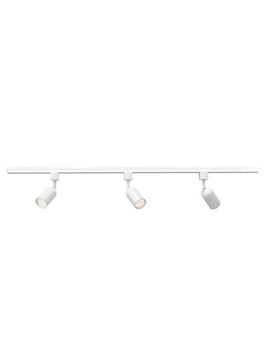Luces de carril kit de inicio con 3 focos minimalistas EasyLink SHEA, blanco GU10 (no Incl.), orientable