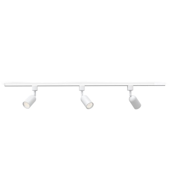 Luces de carril kit de inicio con 3 focos minimalistas EasyLink SHEA, blanco GU10 (no Incl.), orientable