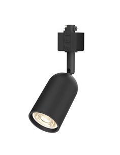 Spot sur rail réglable monophasé EasyLink SHEA, noir, rond GU10 (non incl.)