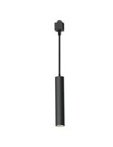 Lámpara colgante de carril monofásico negro EasyLink PAXIE, minimalista GU10 (no incl.), altura ajustable
