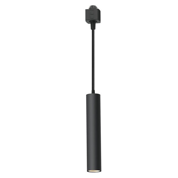 Lámpara colgante de carril monofásico negro EasyLink PAXIE, minimalista GU10 (no incl.), altura ajustable
