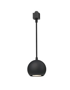 Lámpara colgante bola de carril de alta tensión negro EasyLink COLBY, GU10 (no incl.), altura ajustable