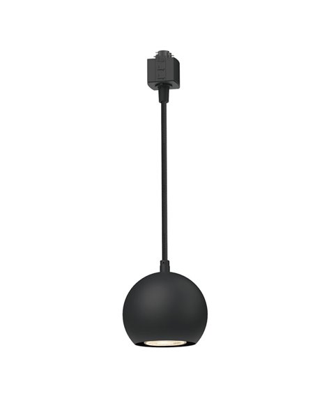 Lámpara colgante bola de carril de alta tensión negro EasyLink COLBY, GU10 (no incl.), altura ajustable