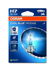 Bombilla H7 luz mas blanca 5000K y 100% mas de luz Cool Blue Intense Next Generation 1 Und.