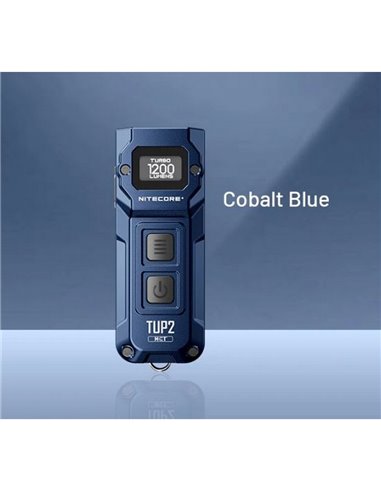 Linterna LED TUP2 Blue 1200lm, recargable USB-C, 3 temperaturas de color, IP54