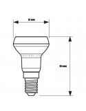 Bombilla Led Philips E14 R50 -5W- CorePro | Bombilla LED R50 E14 | Bombilla Reflectora LED R50 | LeonLeds Iluminación
