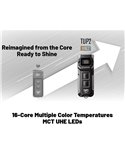 Linterna LED TUP2 Blue 1200lm, recargable USB-C, 3 temperaturas de color, IP54