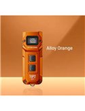 Linterna LED recargable TUP2 Orange 1200 lúmenes, batería 1300mAh, pantalla OLED, IP54