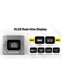 Linterna LED recargable TUP2 Orange 1200 lúmenes, batería 1300mAh, pantalla OLED, IP54